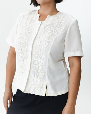 Victorian Style Embroidered Top
