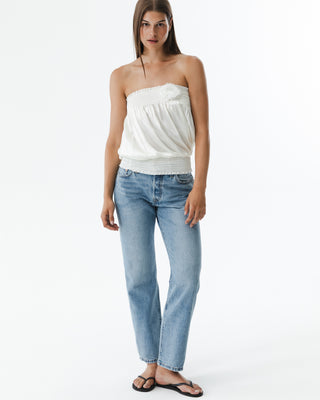 Vintage Y2K Rosette Tube Top