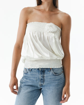 Vintage Y2K Rosette Tube Top
