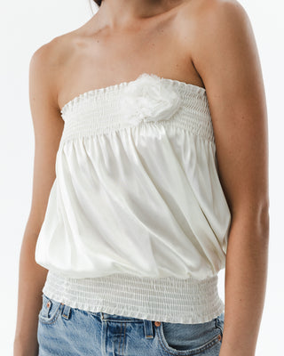 Vintage Y2K Rosette Tube Top