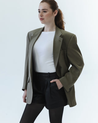 Burberry Blazer in Taupe Gray